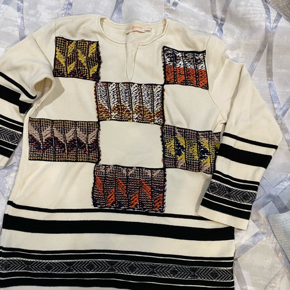NWOT Tory Burch Sweater.  AUTHENTIC. Never worn. Purchased in Dallas
